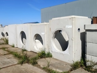 Ca. 23x Prefab betonnen inspectieputten, De Hamer, diverse soorten, 20