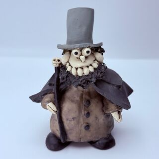 Paolo Chiari Rocky Horror hars sculptuur