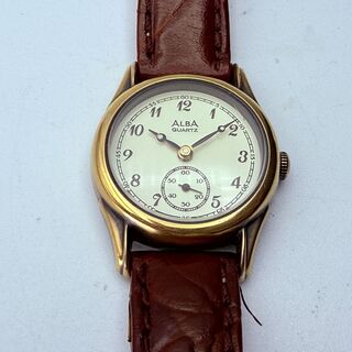 Seiko Alba V802-0020 dameshorloge met centrale seconde