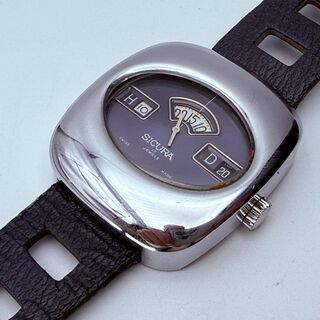 Sicura (Breitling) mechanisch jump hour horloge