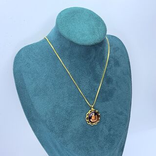 Limoges Castel 18kt goldfilled pendant collier
