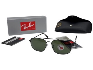 Rayban zonnebril Colonel black green polarized