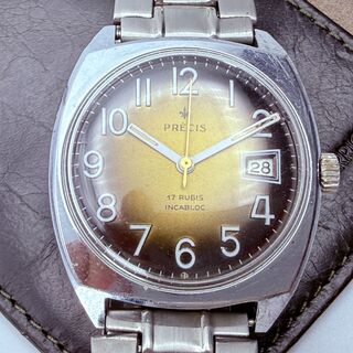 Vintage Précis 17 Rubis Incabloc mechanisch horloge