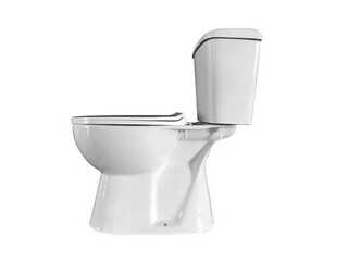 Staand WC Wit toilet 4-in-1 set incl. S-trap, wit