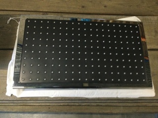 Ca. 14x Douchekop voor regendouche rechthoek, 823579, zwart