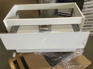 Onderkast, 80 cm, wit