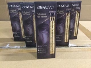 9x Professionele Hair Trimmer Aerova, goud