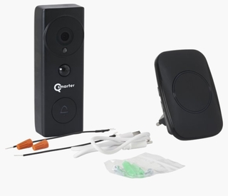 3x Video deurbel Qsmarter, DB Pro, zwart