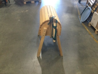 Houten paard Esschert Design, lichtbruin