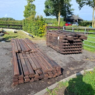 Ca. 120 meter Omheining met enkele poort