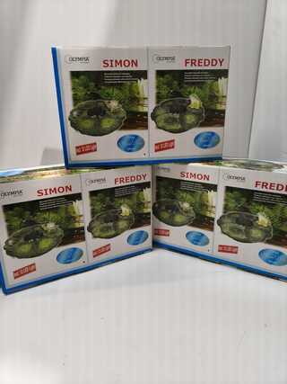 3x Decoratieve mistmakers met 12 kleuren Led ’s Olympia Garden, Simon