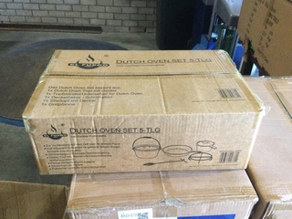 5- Delige ovenset El Fuego, AY04661, zwart
