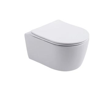 Wandcloset rimless met toiletzitting Aloni