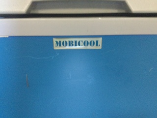 Koelbox, 40 liter Mobicool, C 40 23000, blauw/wit