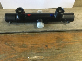 3x Thermostatische badkranen, zwart