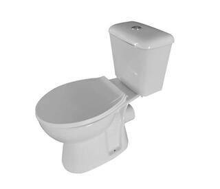 Duoblok staand toilet Aloni Propack 4-1, Pro1027.01, wit