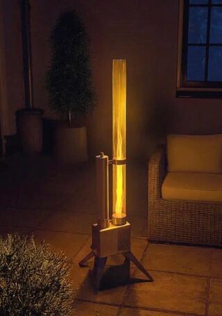 Houtpellet terrasheater Esschert Design, FF652, zwart
