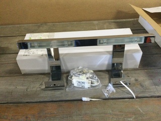 2x Verlichting voor badmeubel, 820354, chroom