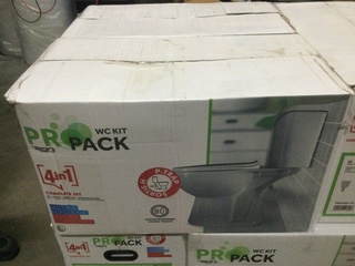 Duoblok staand toilet Aloni Propack 4-1, Pro1027.01, wit