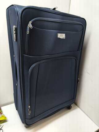 Grote reiskoffer, op wielen Royalty Rolls, blauw