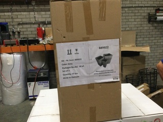 Set van 3 Plantenbakken, 889922, grijs