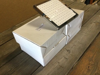 4x Douchekop voor regendouche, 821439, chroom/wit