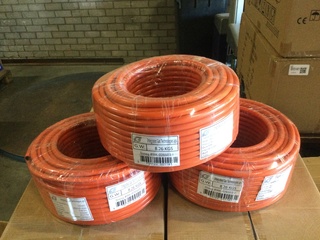 3x Gasslangrollen van elk 50 meter Gimeg