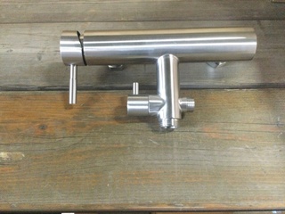 4x Douche mengkraan + S koppeling en afwerkrozet, chroom