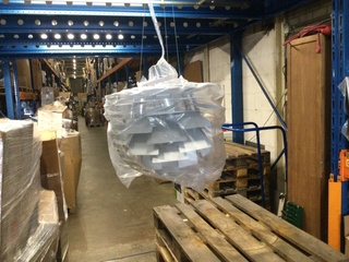 Grote aluminium hanglamp