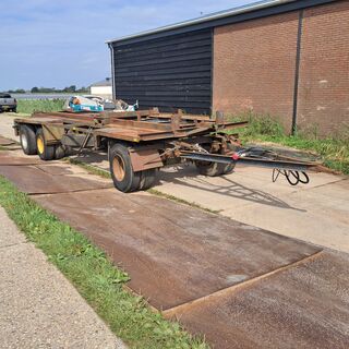 Containerchassis/oplegger