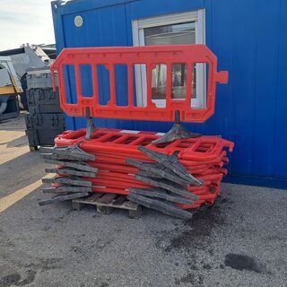 Ca. 14x Afzethek met draaibare anti-trip voeten