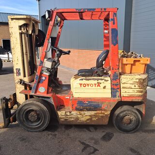 Diesel heftruck, TOYOTA, 02-5FD25, 1989