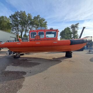 RHIB-boot, DELTA, 95 BFT DC001, 1998, met 2x YAMAHA V4 115 buitenboord