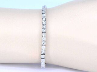 Witgouden tennisarmband met diamanten 1.20 carat