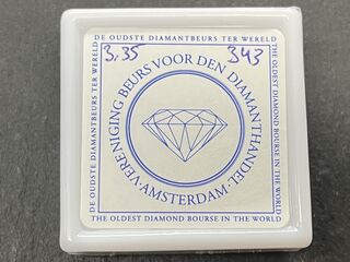 Diamant – 3.35 carat natuurlijke briljant geslepen diamant