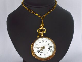 Zeer zeldzaam driekleurig gouden zakhorloge