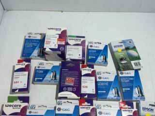 Partij verschillende cartridges voor printers, 26 stuks