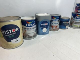 Partij mix blikken verf