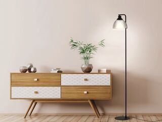Vloerlamp EGLO, beleser, zwart
