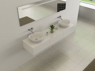 Badkamermeubel Vonato, Compact BL70, Hoogglans wit