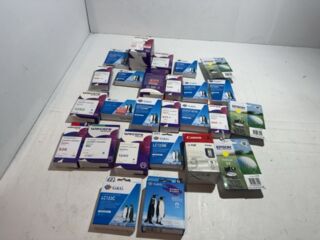 Partij verschillende cartridges voor printers, 26 stuks