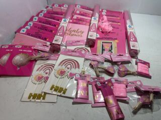 Ca. 38x Baby shower meisje versiering