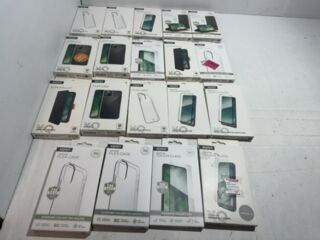 Partij telefoonhoesjes, XQISIT, 19 stuks