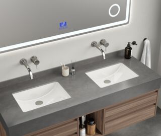 Badkamermeubel Vonato, Nivora 150, Hout decor