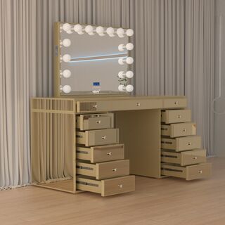 Kaptafel, Vonato, GoldenAura, Hoogglans goud