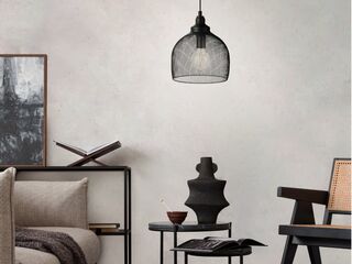 Vintage hanglamp EGLO, straiton, zwart