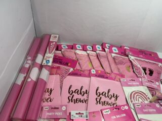 Ca. 45x Baby shower meisje versiering