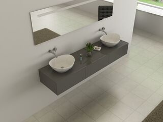 Badkamermeubel, Vonato, Luxury BL90, Hoogglans antraciet