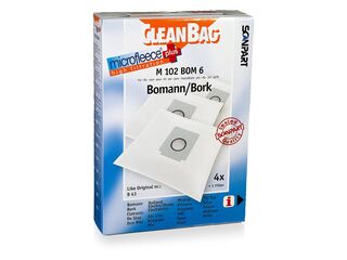 8x Stofzuigerzakken voor bestron – 4 stuks CleanBag, microfleece+