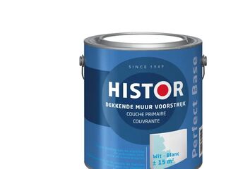 2x Voorstrijk Histor, perfect base, wit, 2,5 l